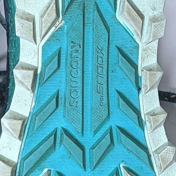 Saucony ISO Series Women's Neutral Running Shoe Green Turquoise size 10.5 - Picture 8 of 11